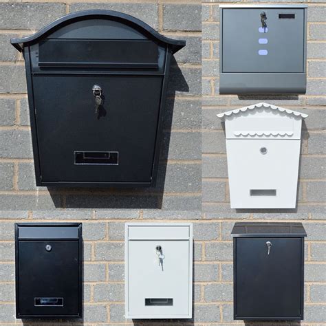 metal post box uk|outdoor letter boxes strong metal.